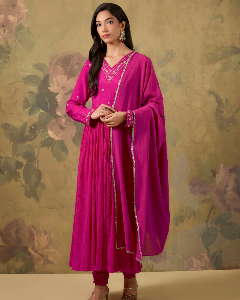 Orchid Anarkali