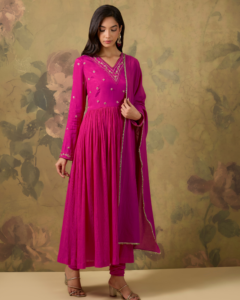 Orchid Anarkali