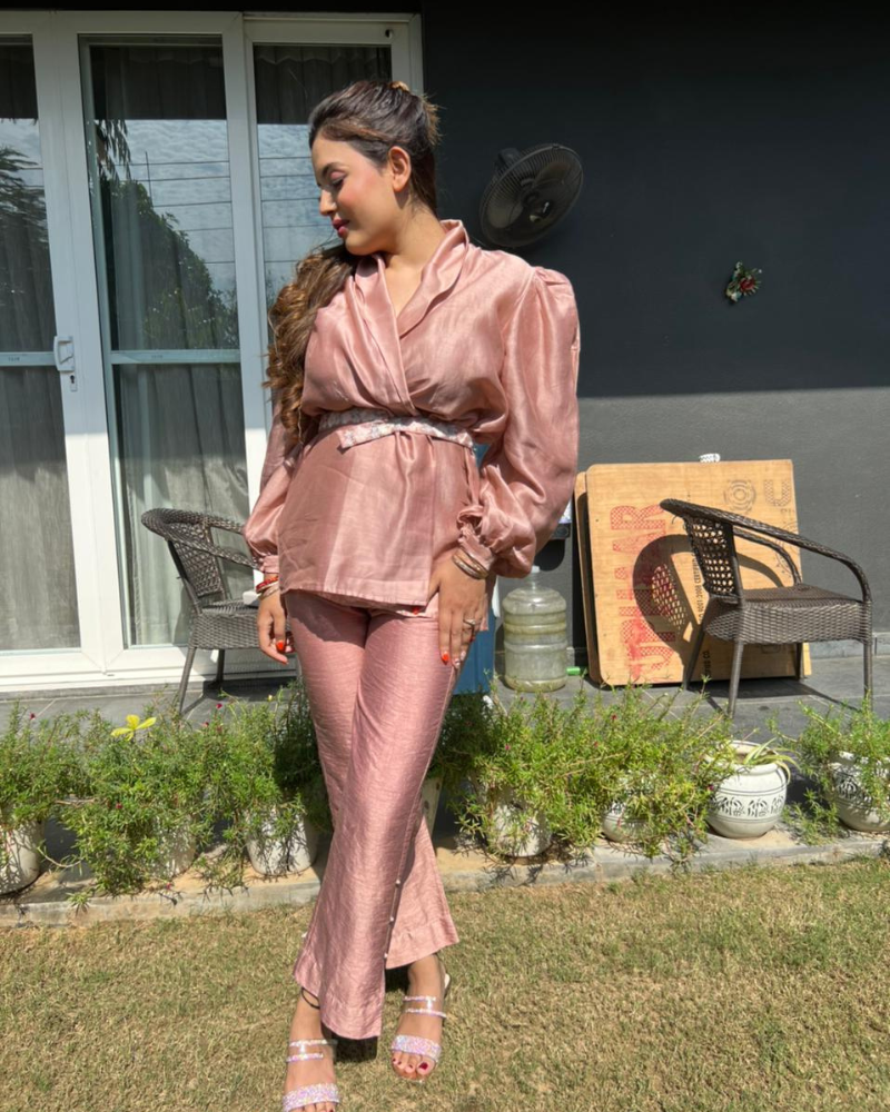 Sea Pink Jacket Set
