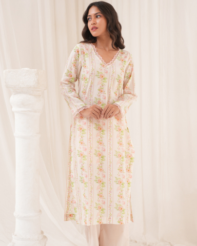 Crystal Peonie Kurta set