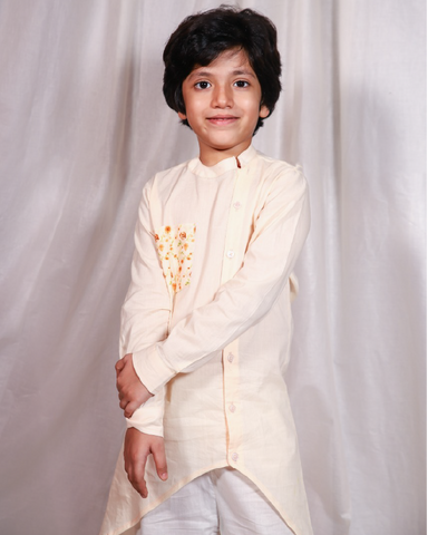 Kurta with Printed Pocket