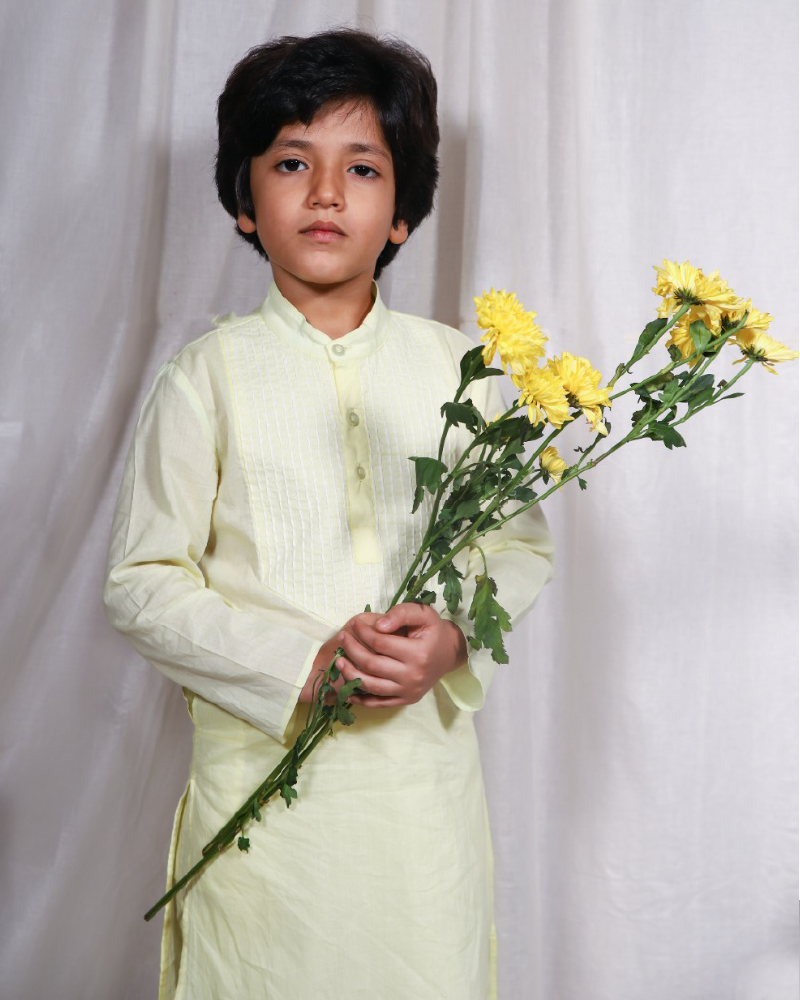 Anchor Embroidered Kurta and Pyjama