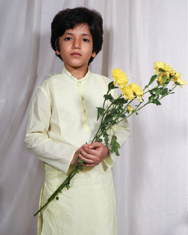 Anchor Embroidered Kurta and Pyjama