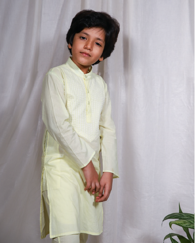 Anchor Embroidered Kurta and Pyjama