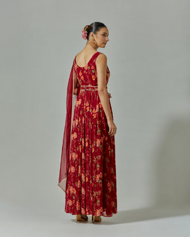 Zara Floral Anarkali