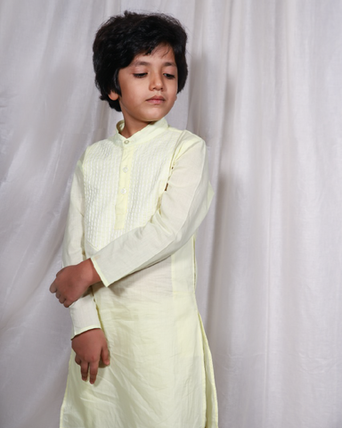 Anchor Embroidered Kurta and Pyjama